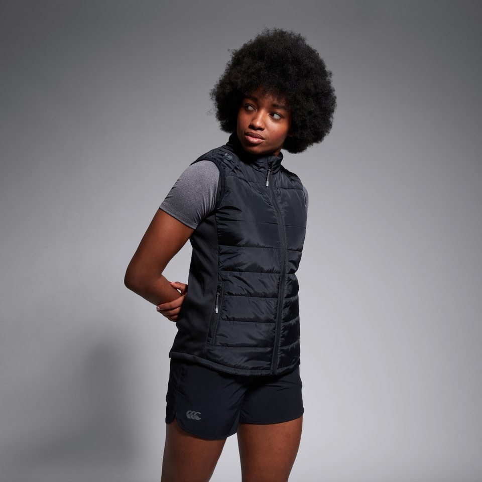 WOMEN'S ELITE MICROLIGHT GILET BLACK