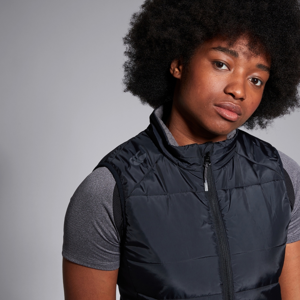 WOMEN'S ELITE MICROLIGHT GILET BLACK