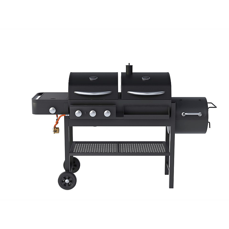 Homebase Dual Fuel BBQ with Smoker