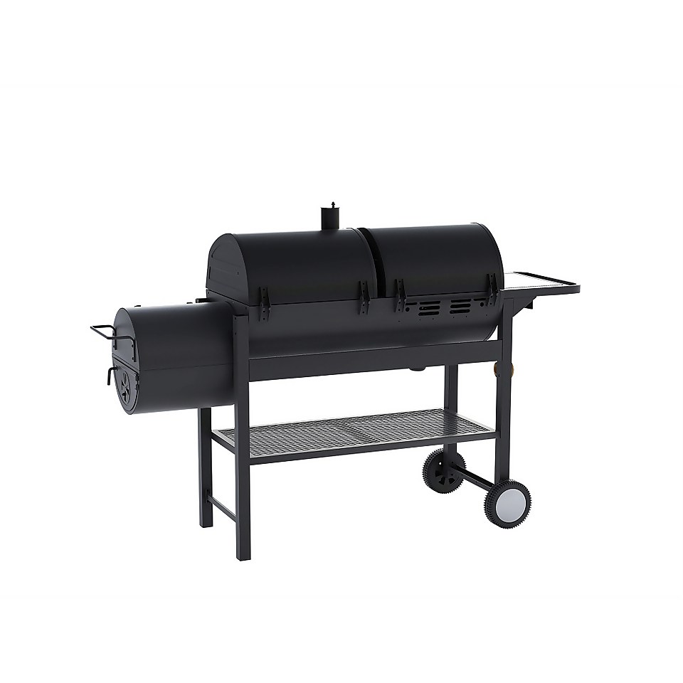 Homebase Dual Fuel BBQ with Smoker