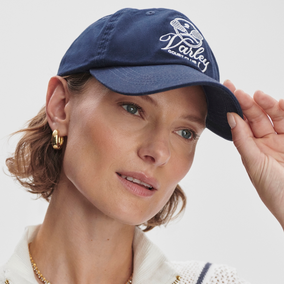 Varley Noa Club Embroidered Cotton-Twill Cap