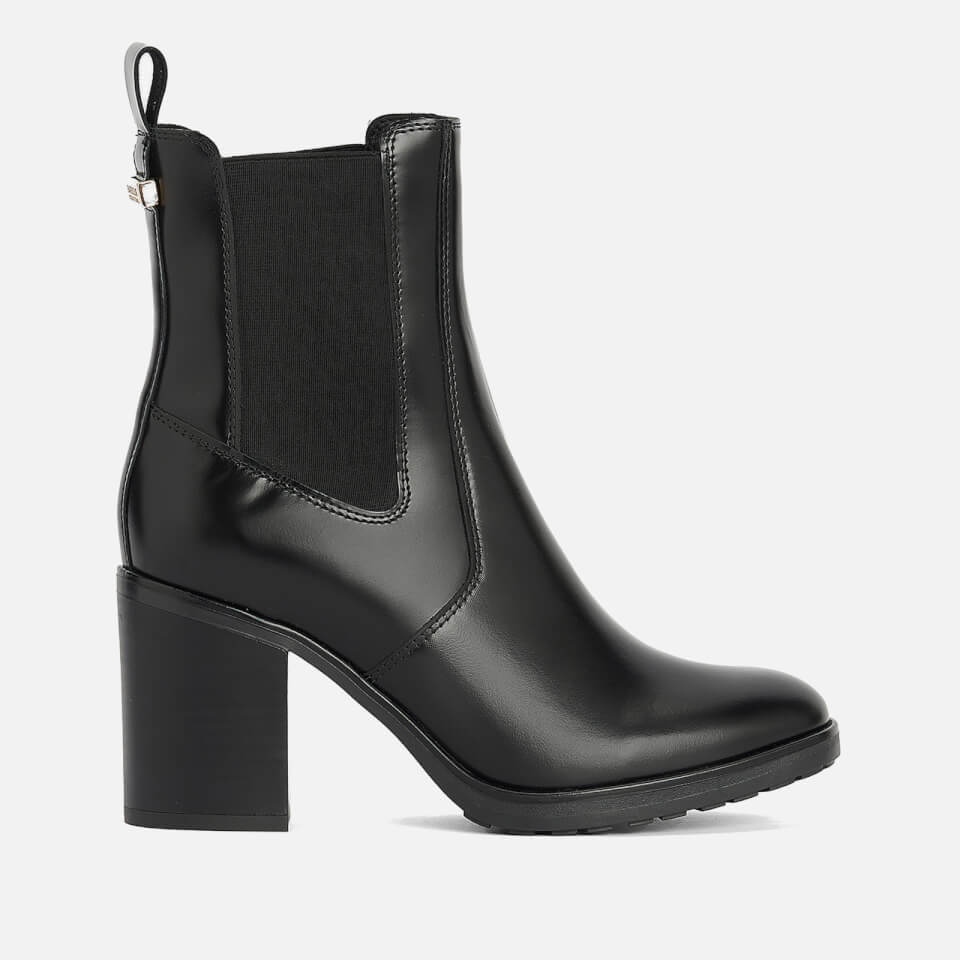 Barbour International Women's Cosmos Leather Heeled Chelsea Boots - Black