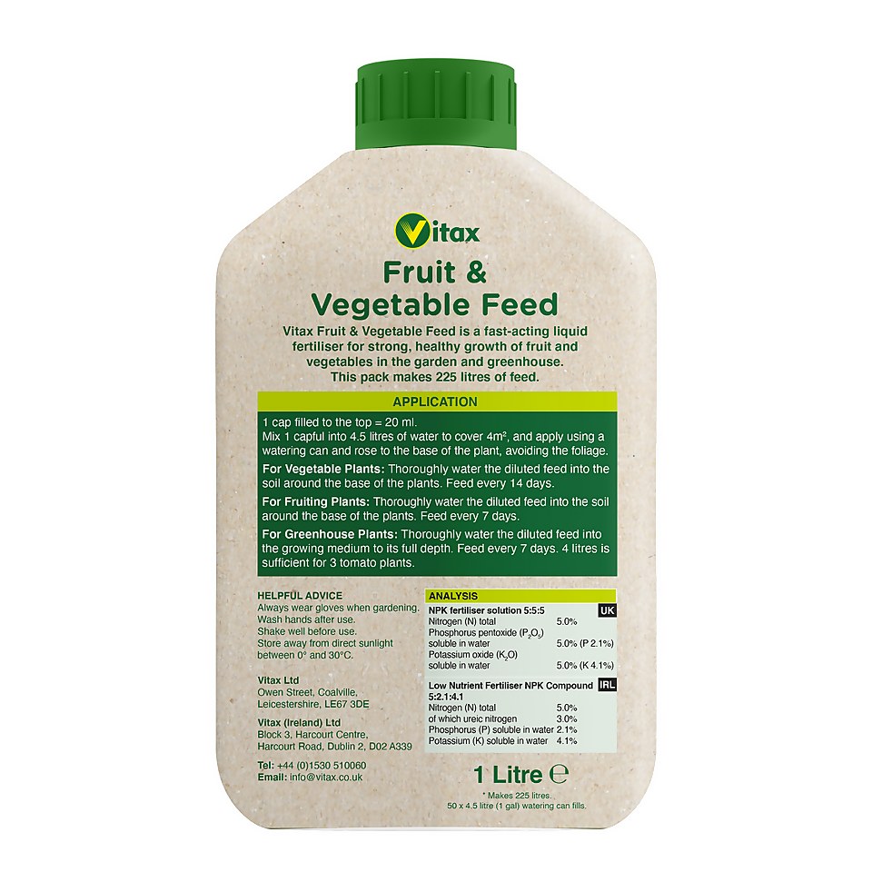 Vitax Fruit & Vegetable Liquid Feed