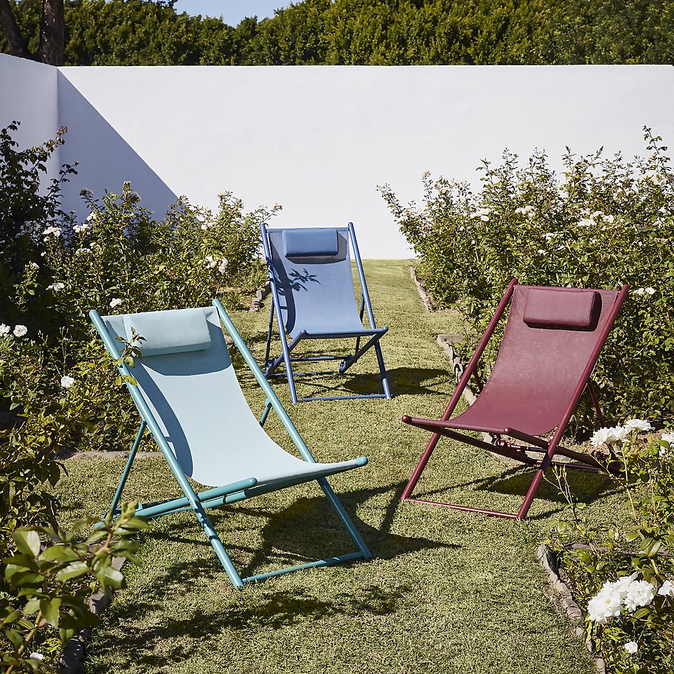 Turquoise deck chair outlet