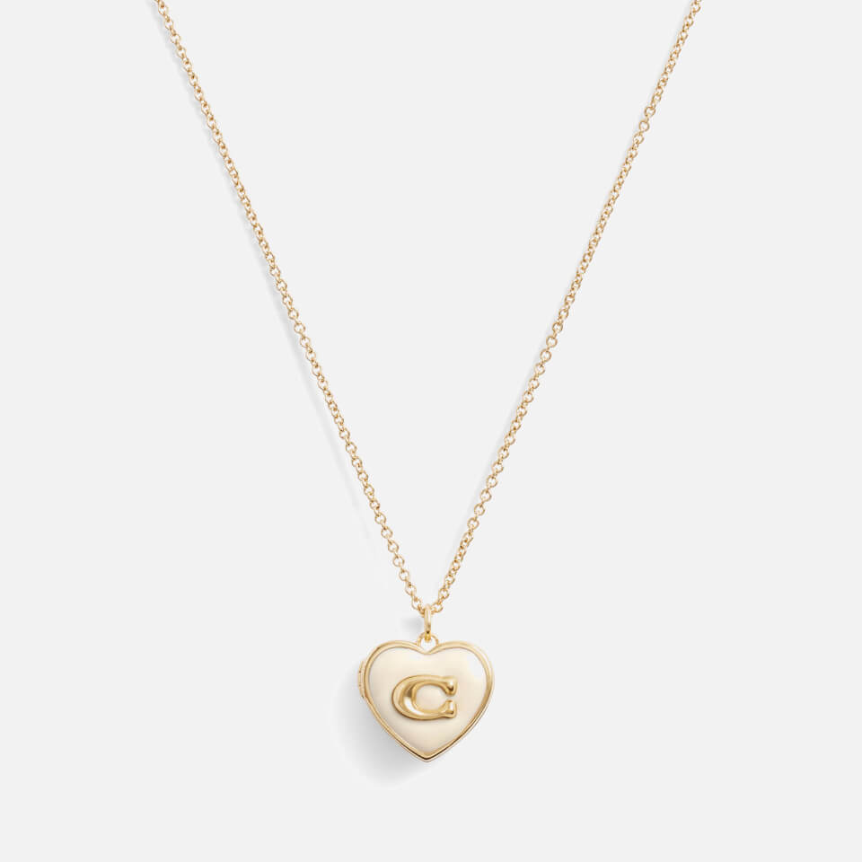 Coach hotsell necklace heart