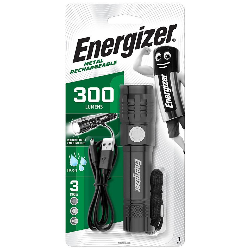Energizer Metal Rechargeable Torch