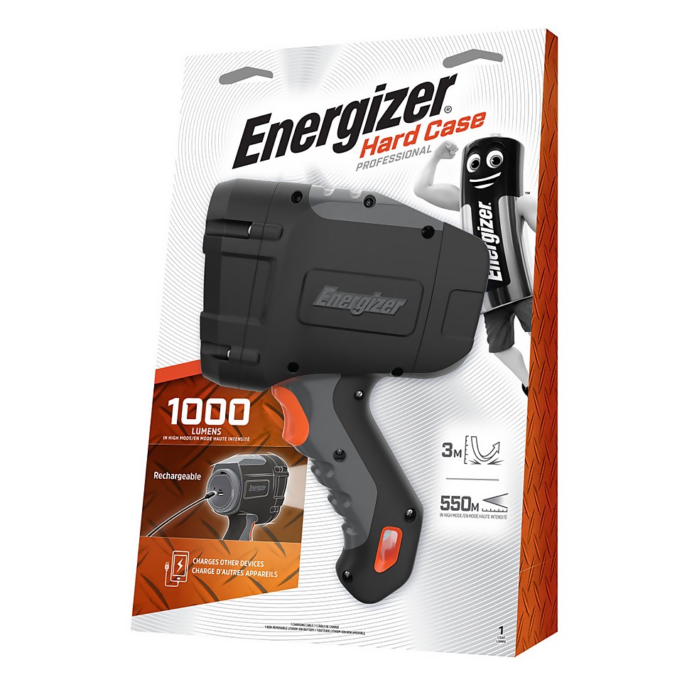 Energizer Hard Case Professional Recharge Spotlight