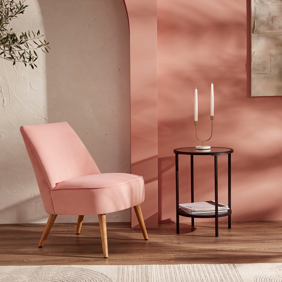 Fraser Smoked Glass Side Table - Image 3