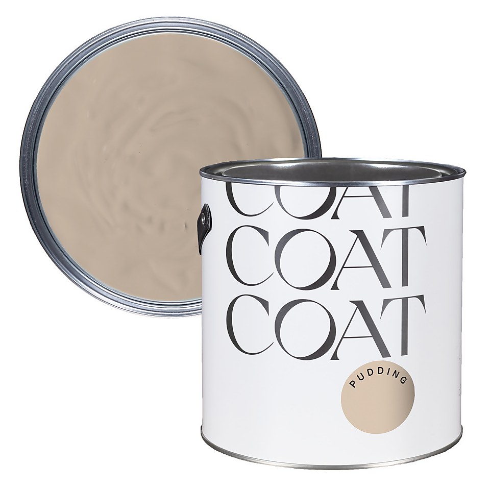 COAT Flat Matt Emulsion Paint Pudding - 2.5L