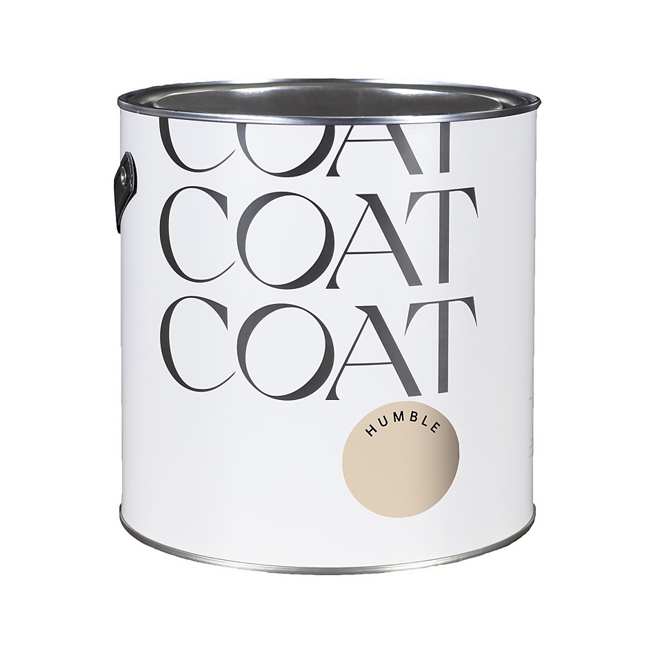 COAT Flat Matt Emulsion Paint Humble - Peel and Stick Tester A5