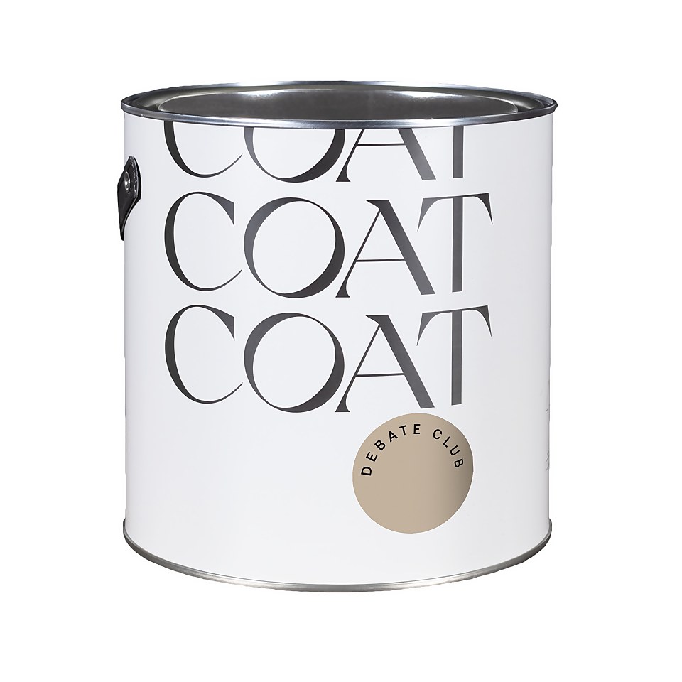 COAT Flat Matt Emulsion Paint Debate Club - Peel and Stick Tester A5