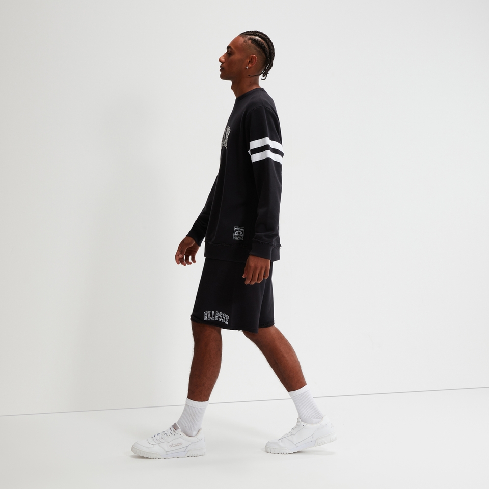 Shorts Tems Gewaschenes Schwarz für Herren