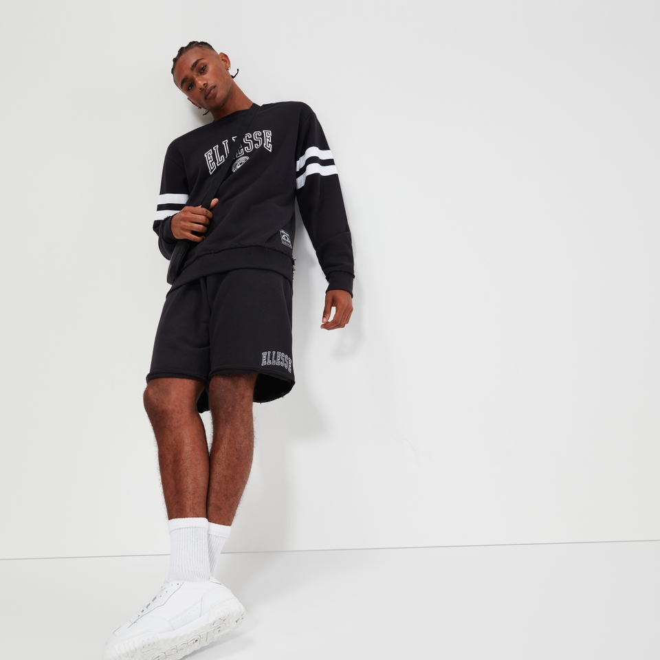 Shorts Tems Gewaschenes Schwarz für Herren