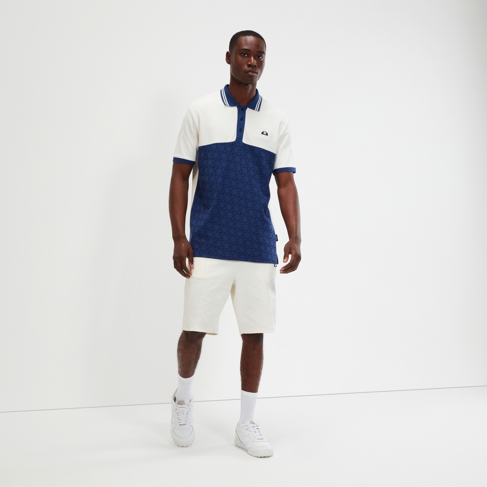 Men's Suanio Polo Off White/Navy
