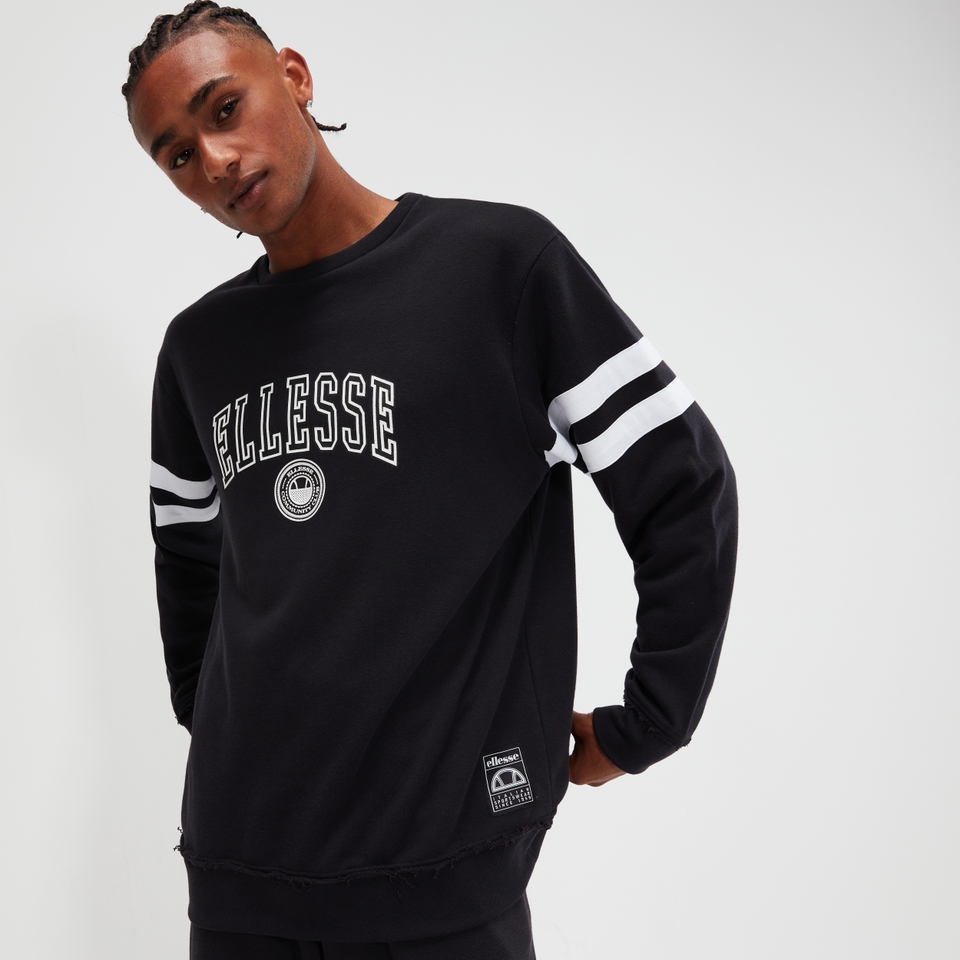 Sweatshirt Vivar Gewaschenes Schwarz für Herren