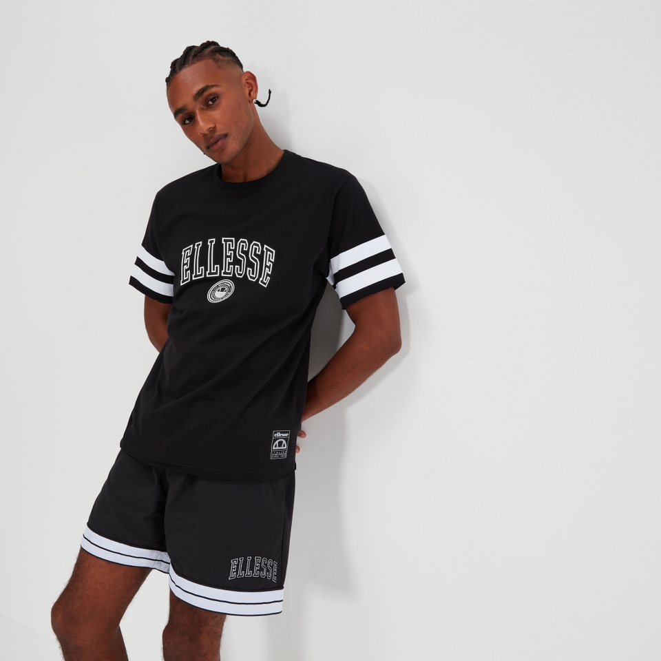 T-Shirt Slateno Gewaschenes Schwarz für Herren