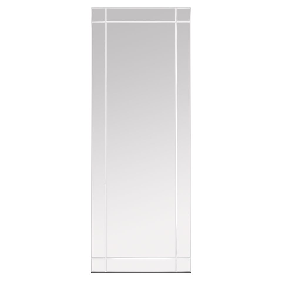 Bevelled Full Length Mirror 120x45cm Homebase
