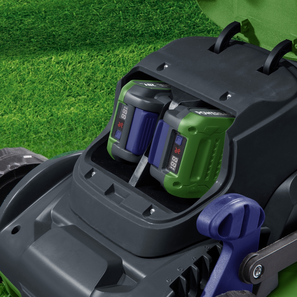 Powerbase 34cm 40V Cordless Lawn Mower Homebase
