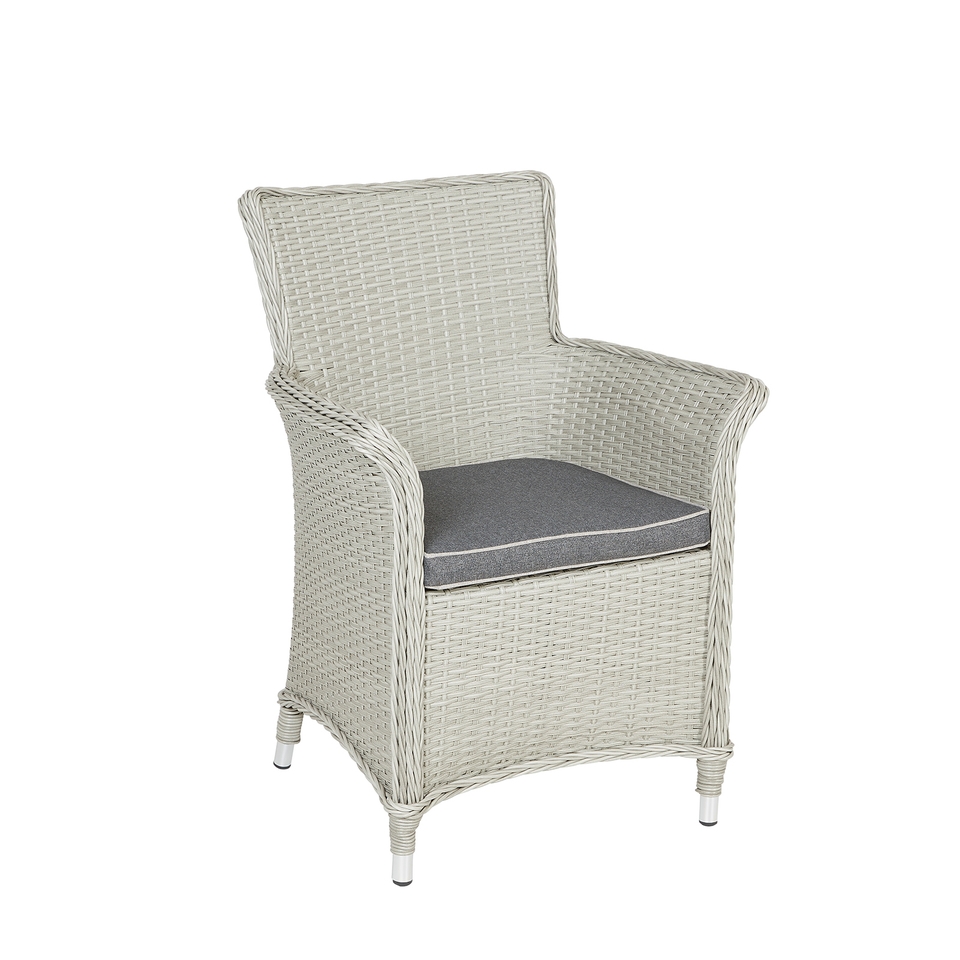Antonia Rattan Effect Outdoor Patio Dining Chair | Homebase