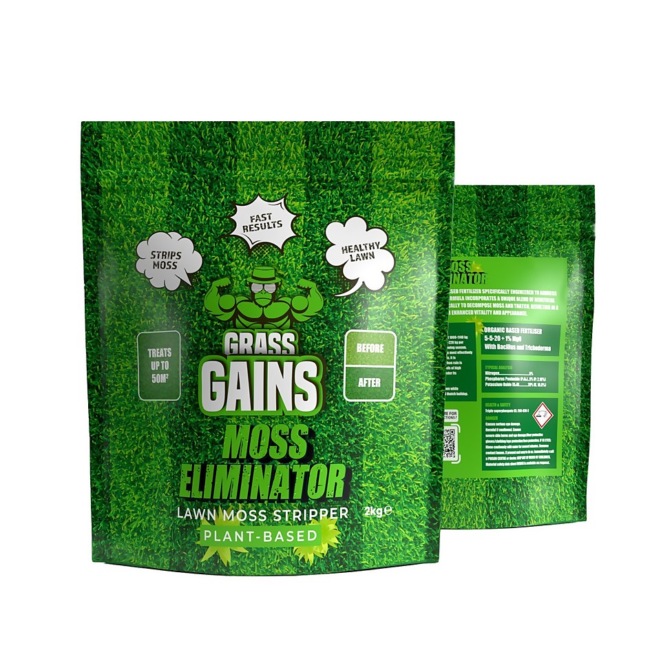Grass Gains Moss Eliminator - 50m²