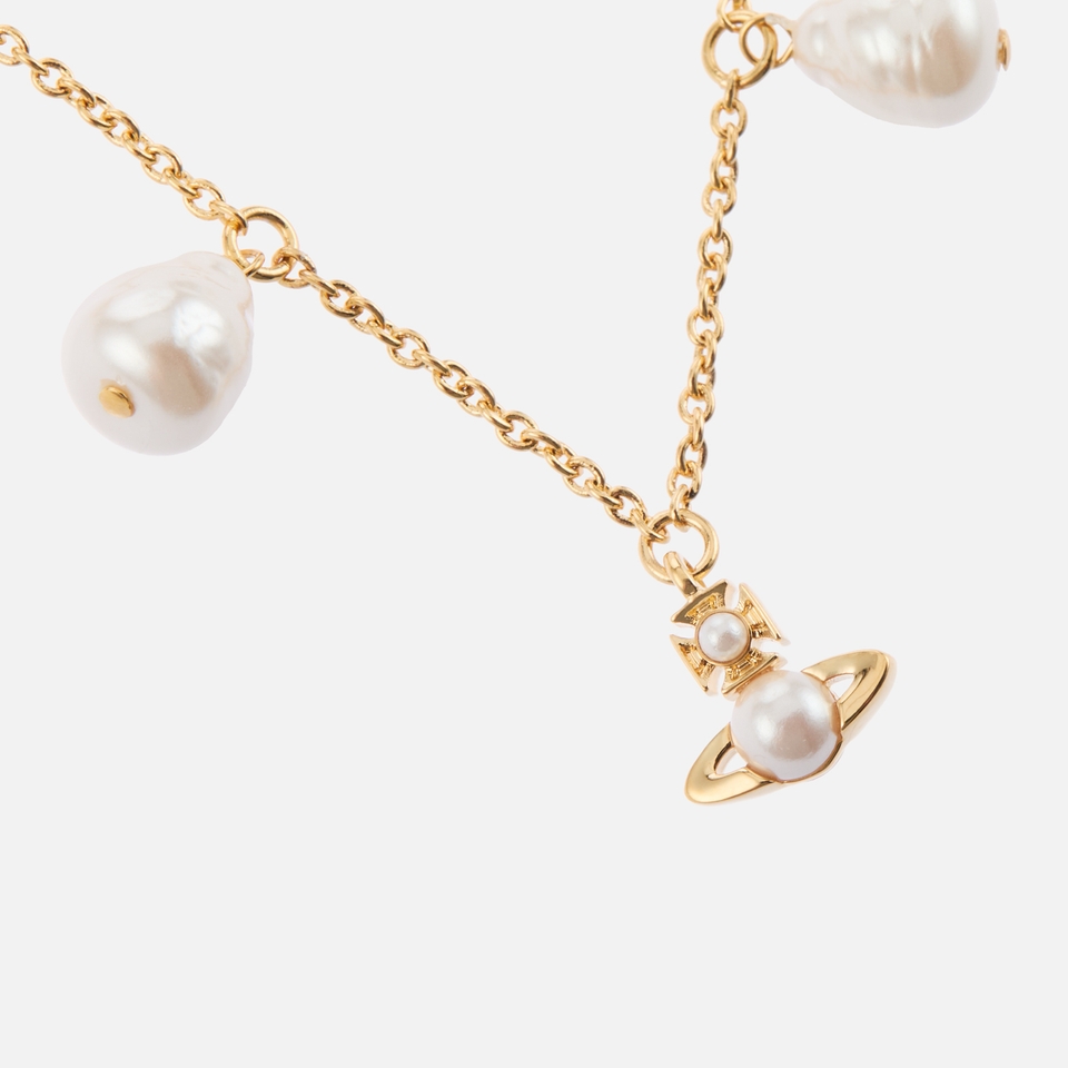 Vivienne Westwood Emiliana Baroque Pearl Gold-Tone Choker Necklace