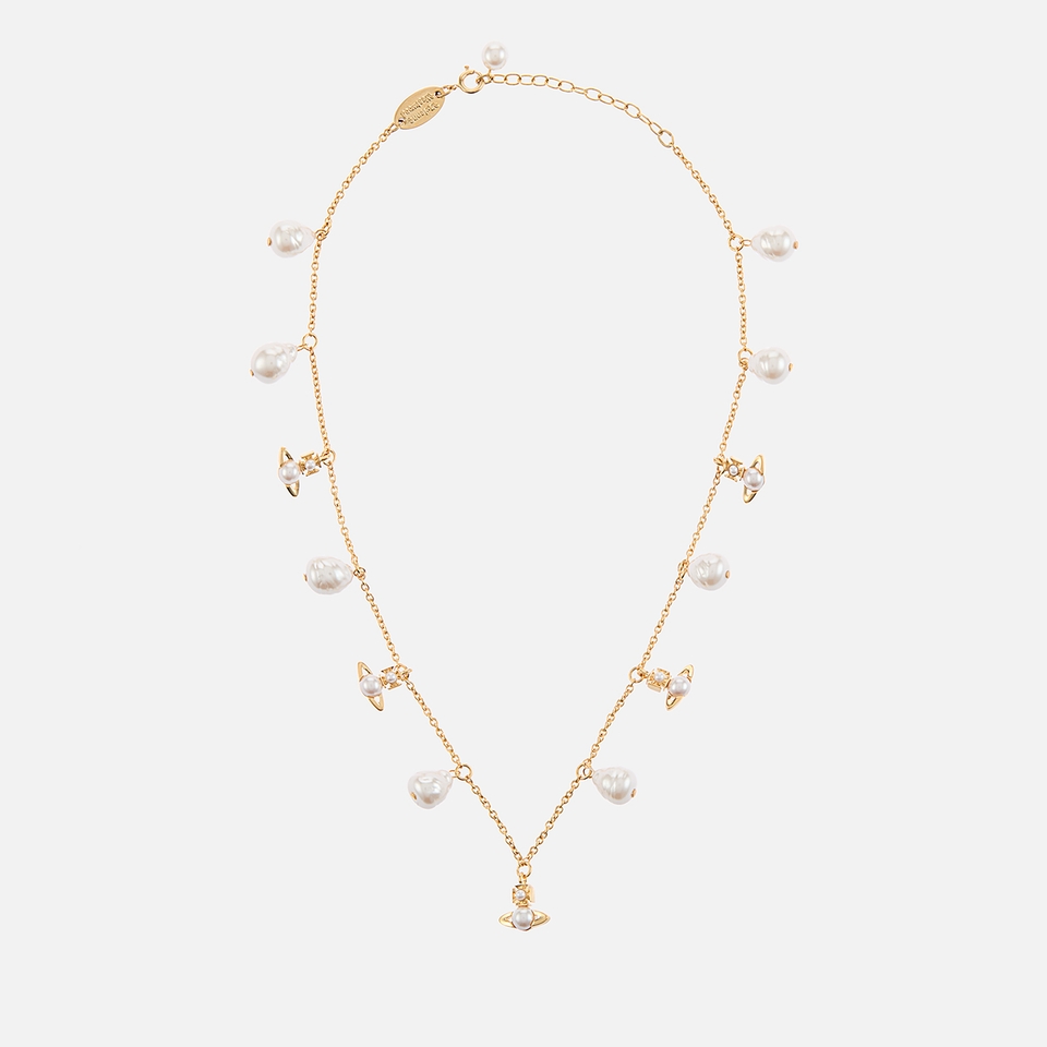 Vivienne Westwood Emiliana Baroque Pearl Gold-Tone Choker Necklace