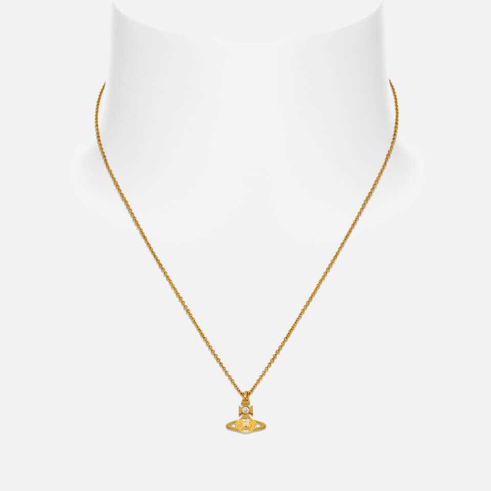 Vivienne Westwood Allie Gold Tone Pendant Necklace