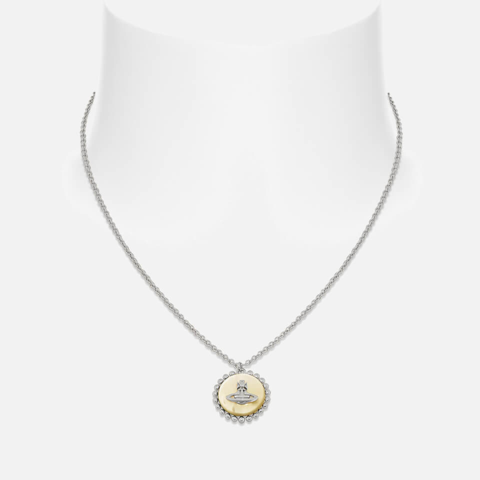 Vivienne Westwood Neyla Mother Of Pearl Silver-Tone Necklace