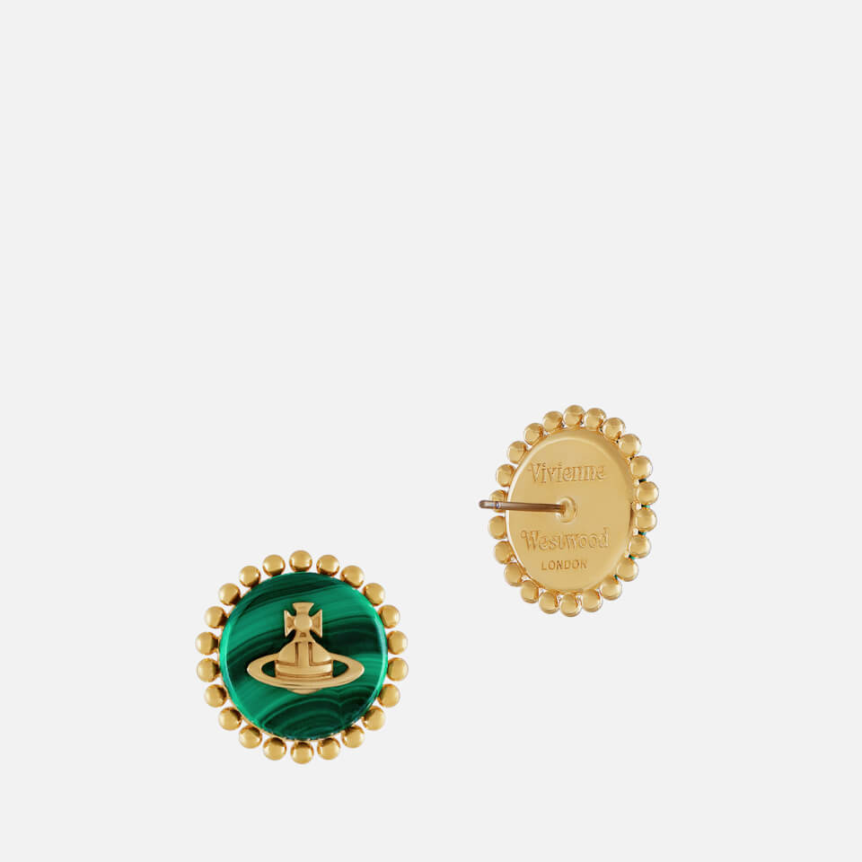 Vivienne Westwood Neyla Gold-Tone Stud Earrings