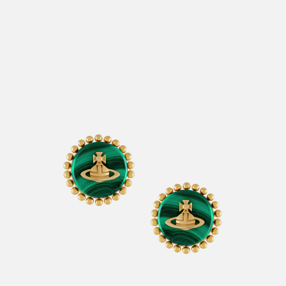 Vivienne Westwood Neyla Gold-Tone Stud Earrings