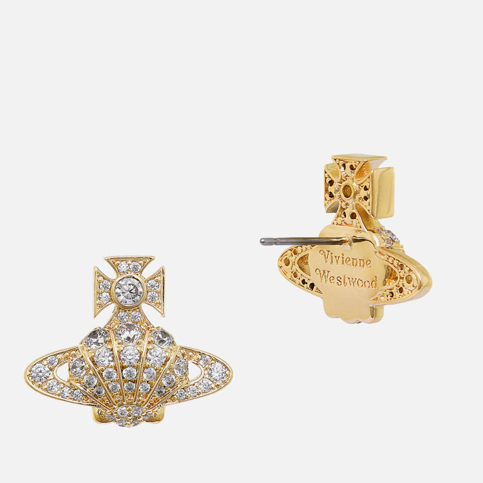 Vivienne Westwood Natalina Gold-Tone Stud Earrings
