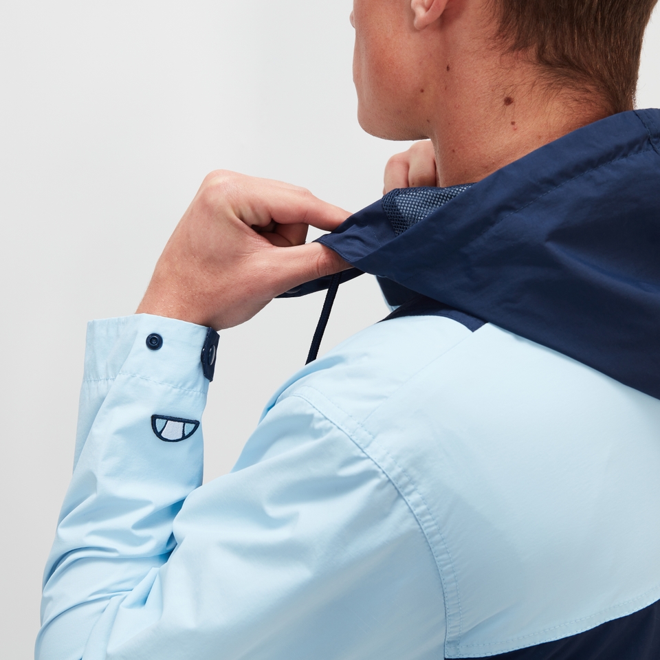 Jacke Pierleoni OH für Herren Hellblau/Marineblau