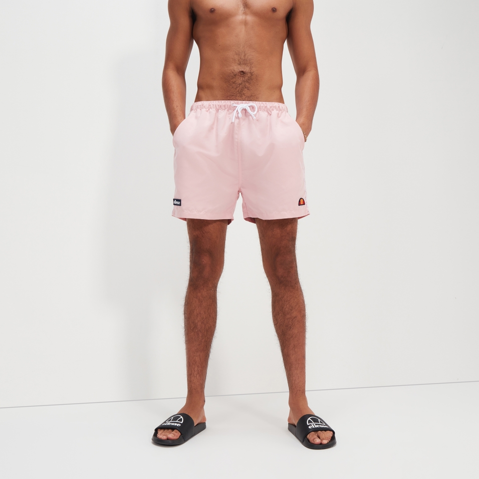Men's Dem Slackers Swim Shorts Light Pink/White