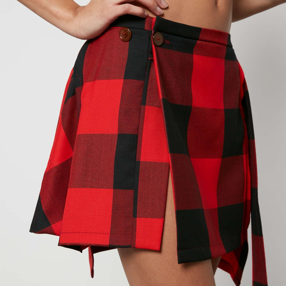 【Vivienne Westwood】Meghan キルト ミニスカート Meghan Kilt in BRICK | Vivienne Westwood®