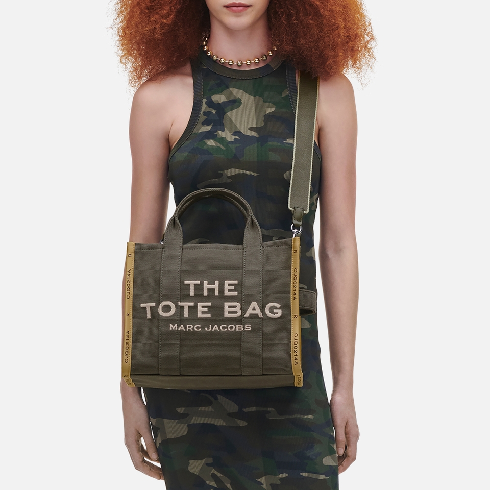 Marc Jacobs The Medium Denim-Jacquard Tote Bag