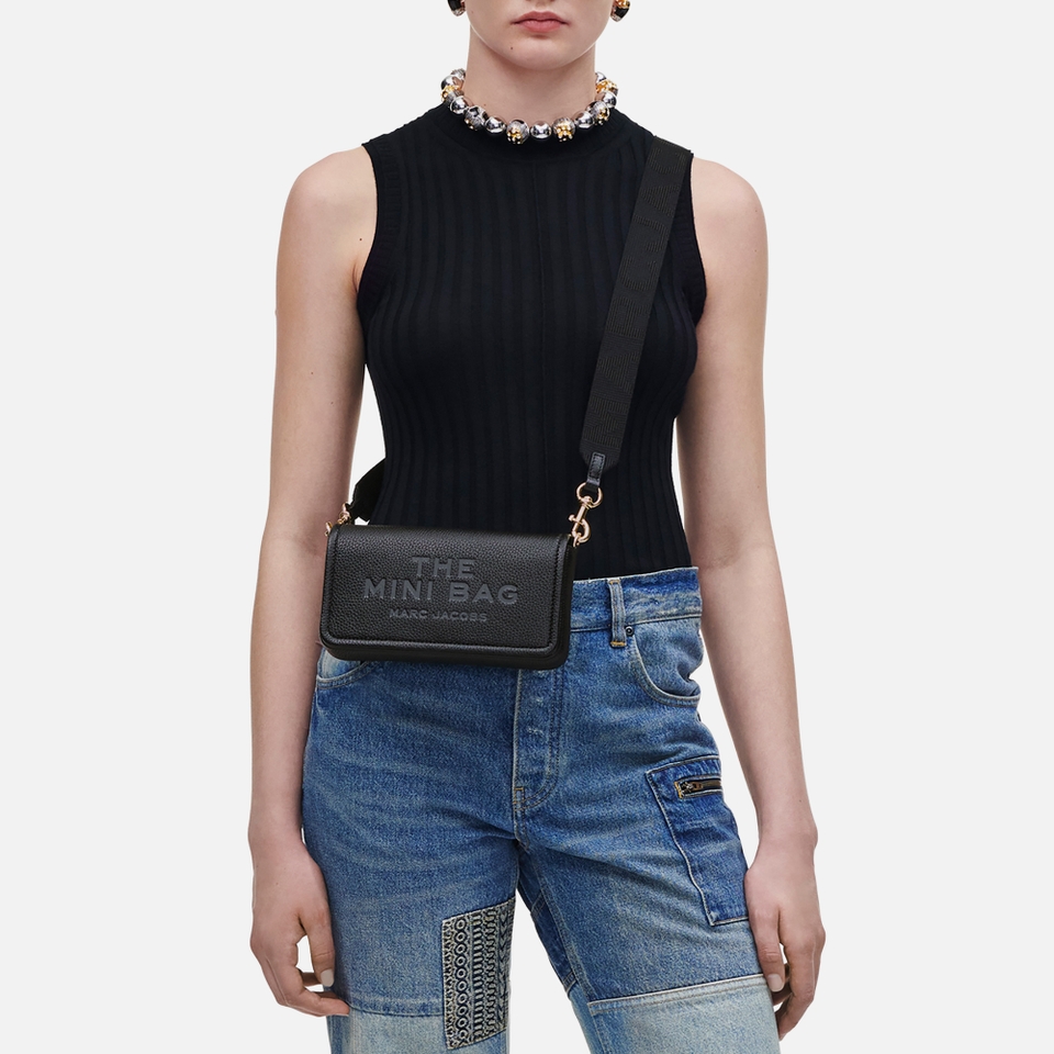Marc Jacobs The Mini Full-Grained Leather Crossbody Bag