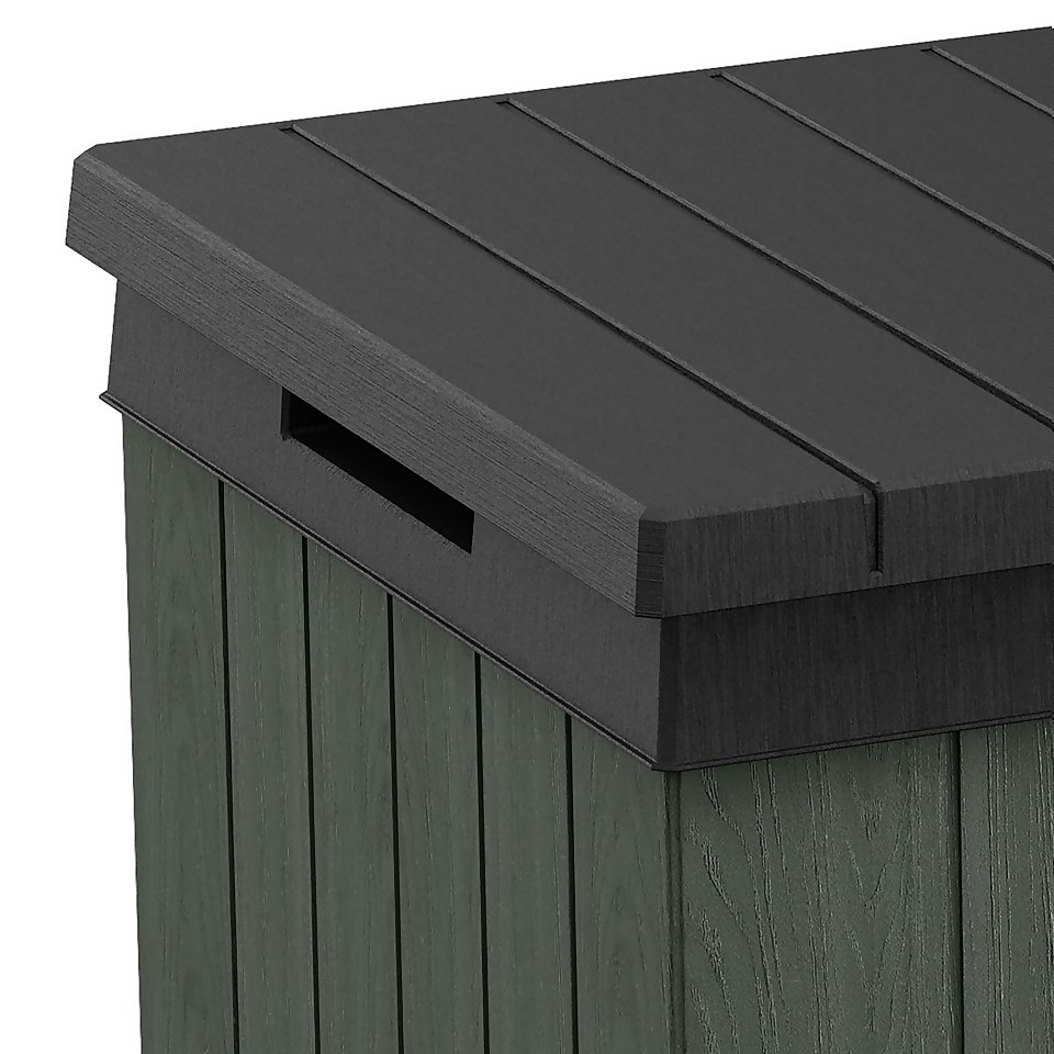 Keter Darwin Outdoor Garden Storage Box 454L - Green