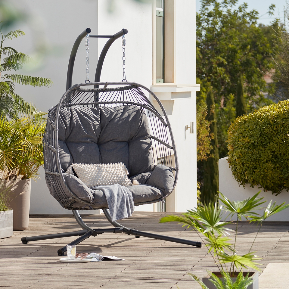 Double Garden Hanging Chair Homebase
