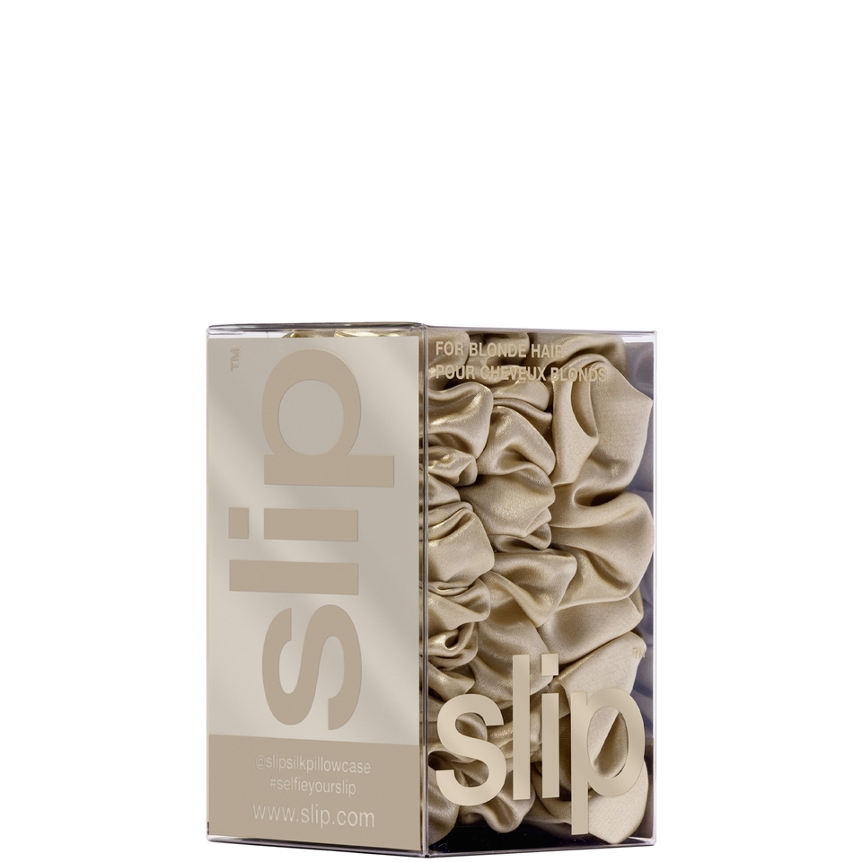 Slip Pure Silk Back To Basics Assorted Scrunchie Set - Blonde