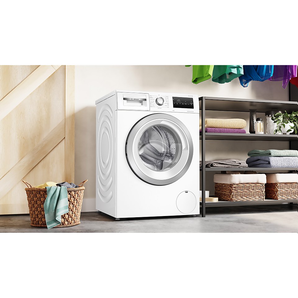 Bosch Series 4 WAN28250GB 8kg Washing Machine with 1400 rpm - White