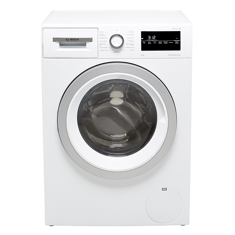 Bosch Series 4 WAN28250GB 8kg Washing Machine with 1400 rpm - White ...