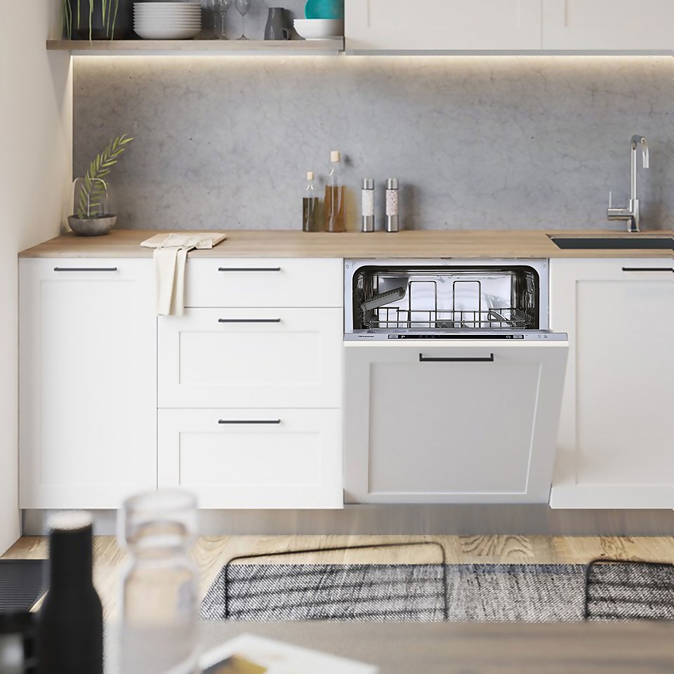 Hisense HV622E15UK Fully Integrated Full Size Dishwasher Silver