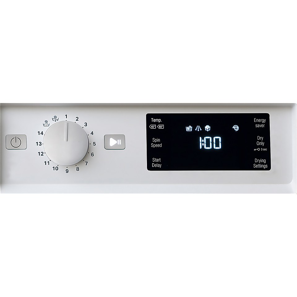 Hotpoint BIWDHG861485UK Integrated 8Kg / 6Kg Washer Dryer with 1400 rpm - White