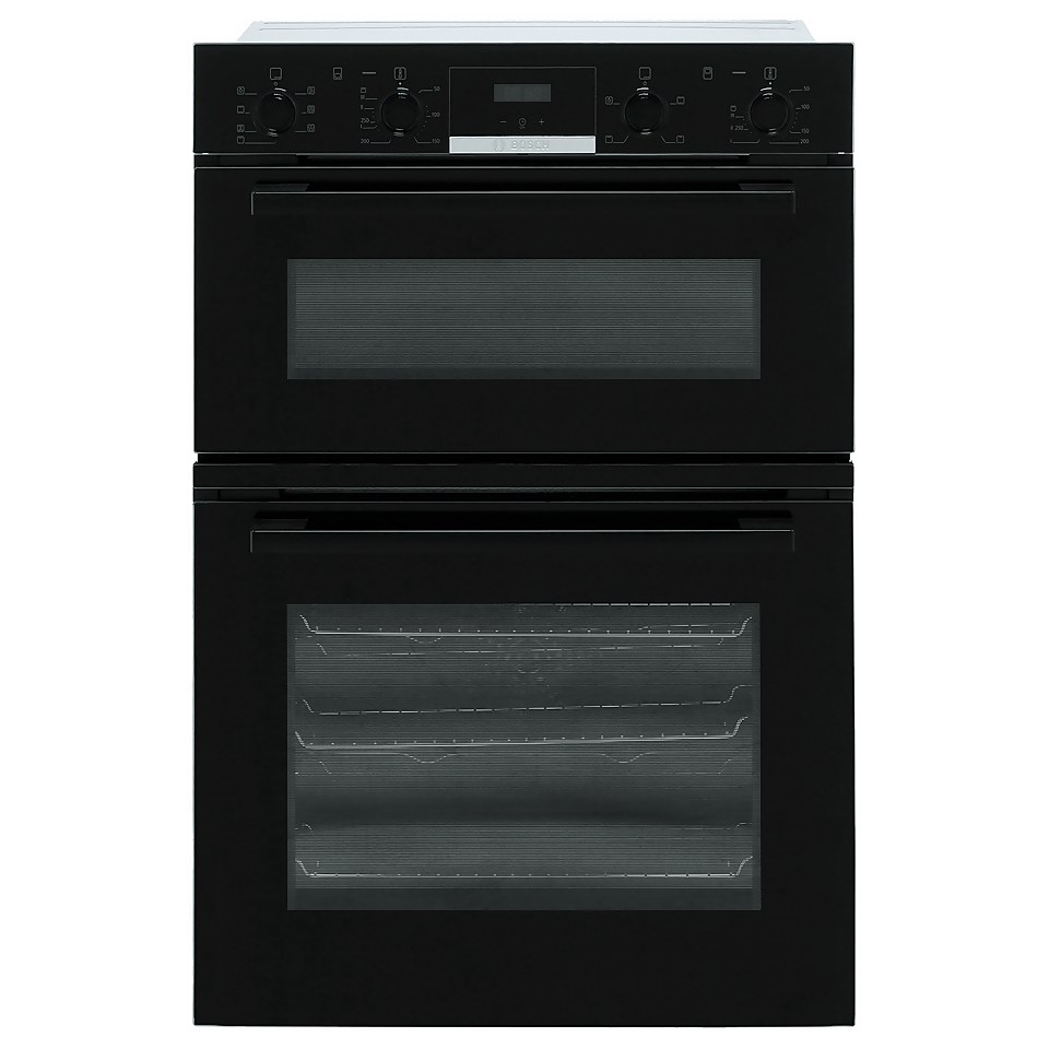 Bosch Series 4 MBS533BB0B Built In Electric Double Oven Black Homebase