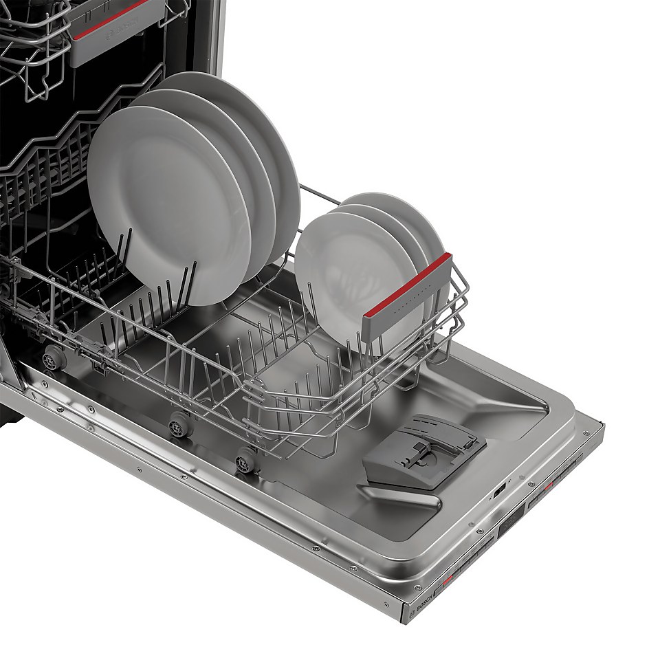 Bosch Series 4 SPV4EMX21G Fully Integrated Slimline Dishwasher - Stainless Steel Control Panel