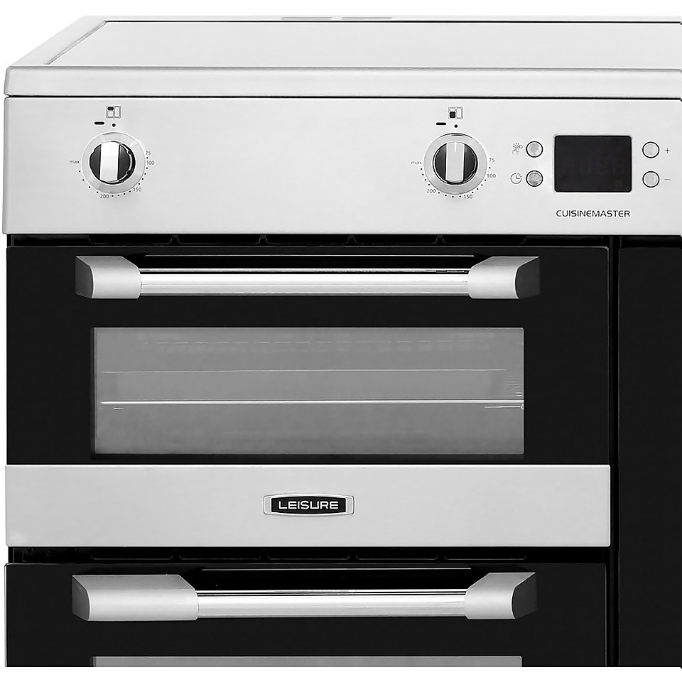 Leisure CS90D530X 90cm Electric Range Cooker with Induction Hob - Stainless Steel