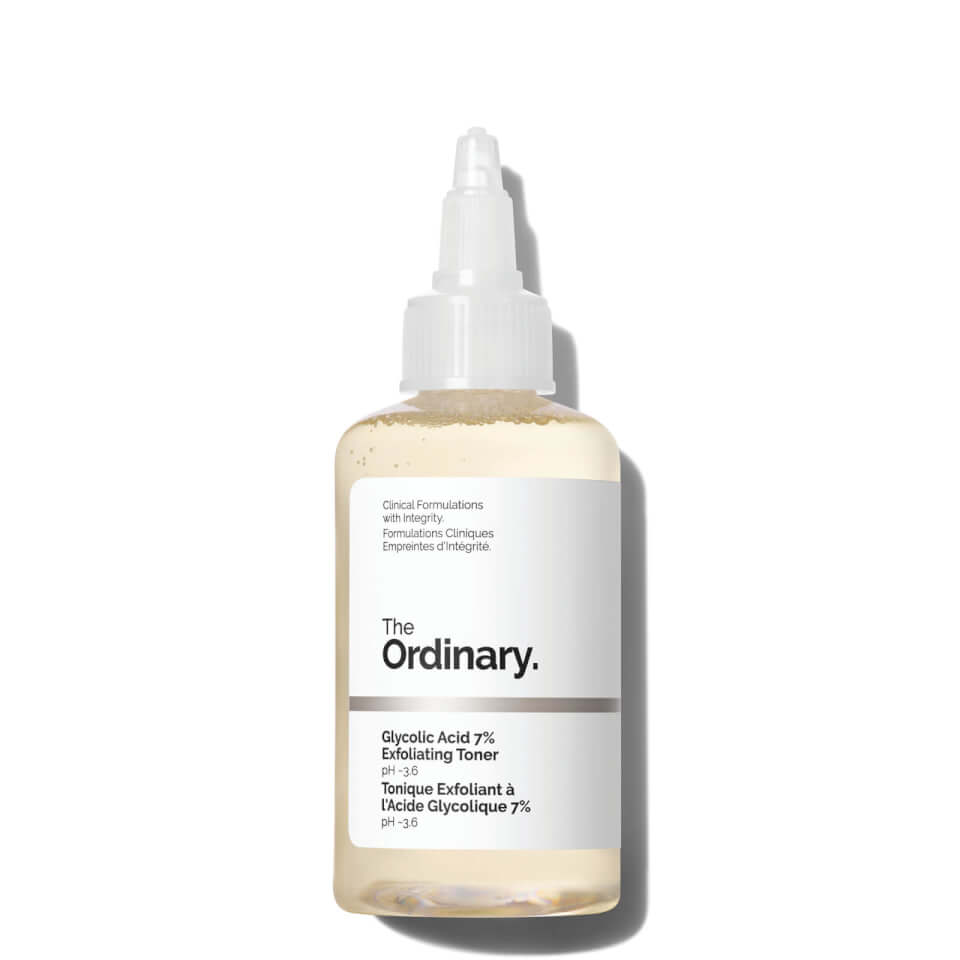 The Ordinary's Glycolic Acid 7% Exfoliating Toner Home and Away Bundle