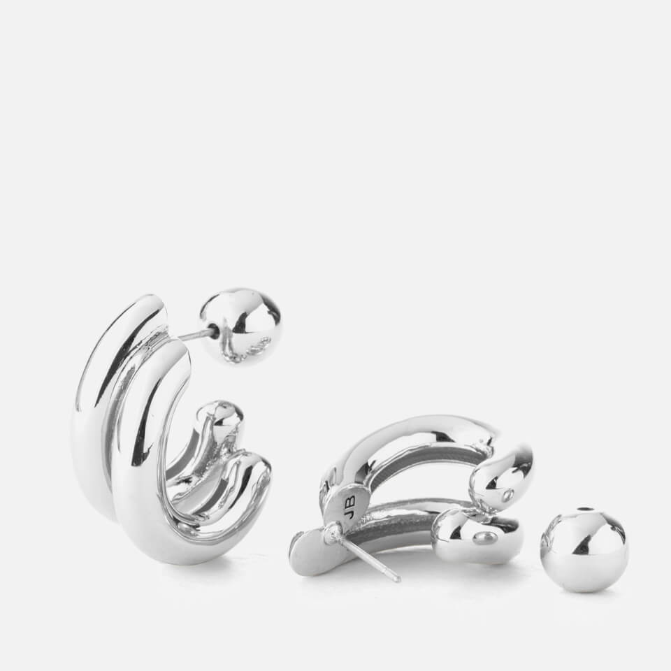 Jenny Bird Florence Silver-Plated Hoop Earrings