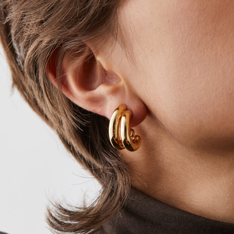 Jenny Bird Florence Gold-Plated Hoop Earrings
