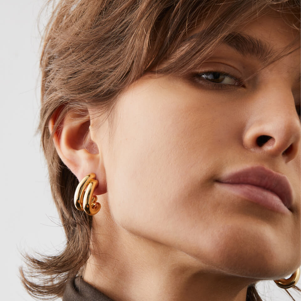 Jenny Bird Florence Gold-Plated Hoop Earrings